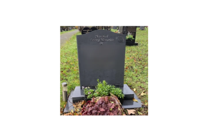 Slate headstone