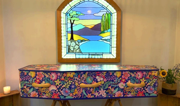 Patterned Coffin
