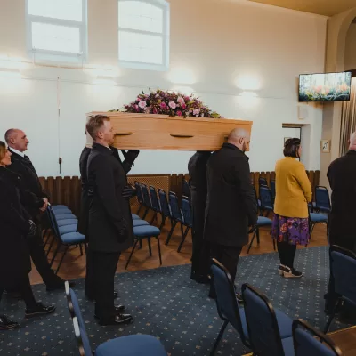 Tom Owen and Son funeral director in Llandudno at Colwyn Bay Crematorium 41a